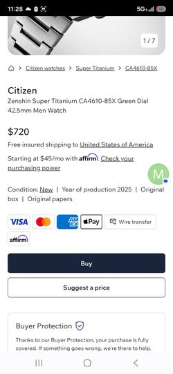 Citizen watch