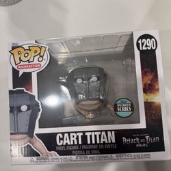 Funk Pop Attack On Titan Cart Titan