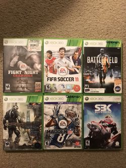 Xbox 360 games all for 30