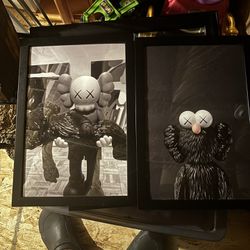 Kaws Poster With Frame 12x18
