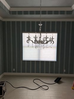 Crystal Candle-Style Chandelier 8-Light