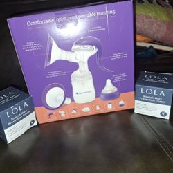 New Manual breast pump and 2 Stretch mark preventive cream altogether