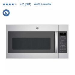  GE 1.9 cu. ft. Over-the-Range Sensor Microwave Oven with Easy Clean Interior 