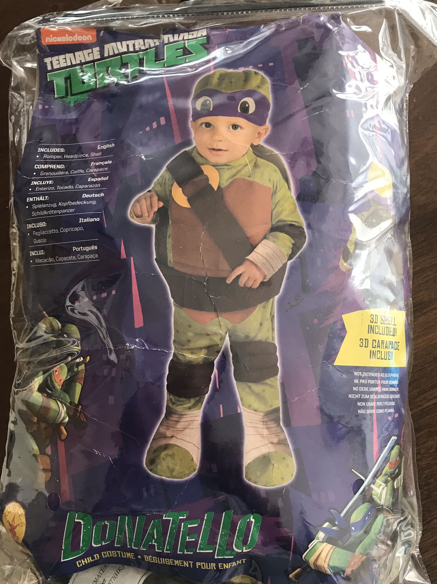 Ninja Turtles Halloween costume size 12 months