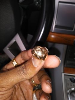 14k real gold diamond ring.small