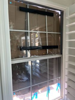 Glass broken