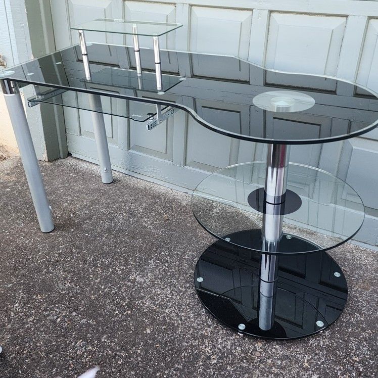 Glass Desk