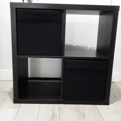 Ikea 4 Cube Storage With 2 Drona Boxes 30w x15dx40h Inches 