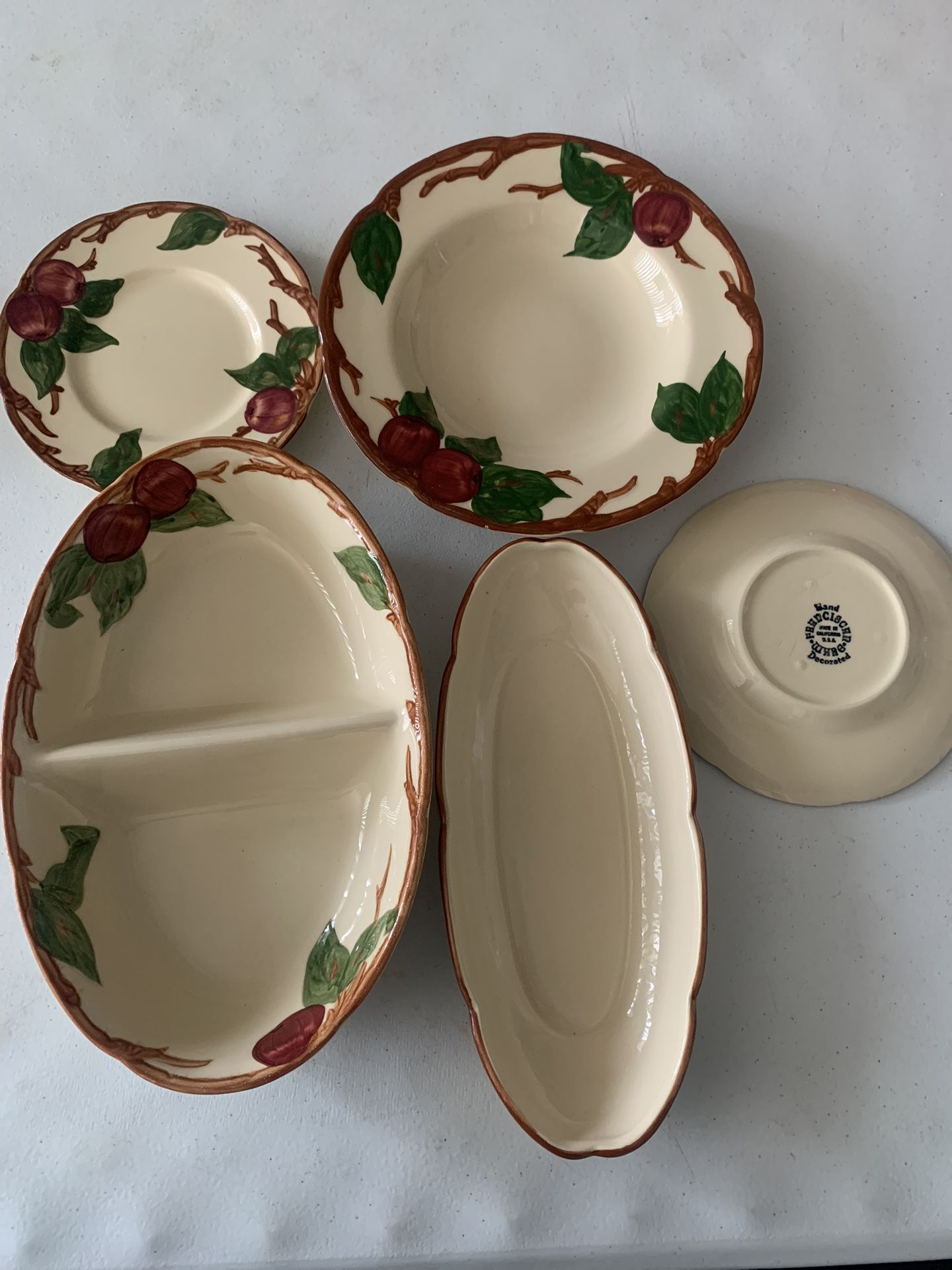 Authentic Franciscan Appleware
