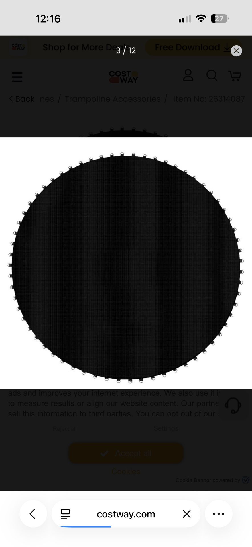 Trampoline Mat Replacement 15ft