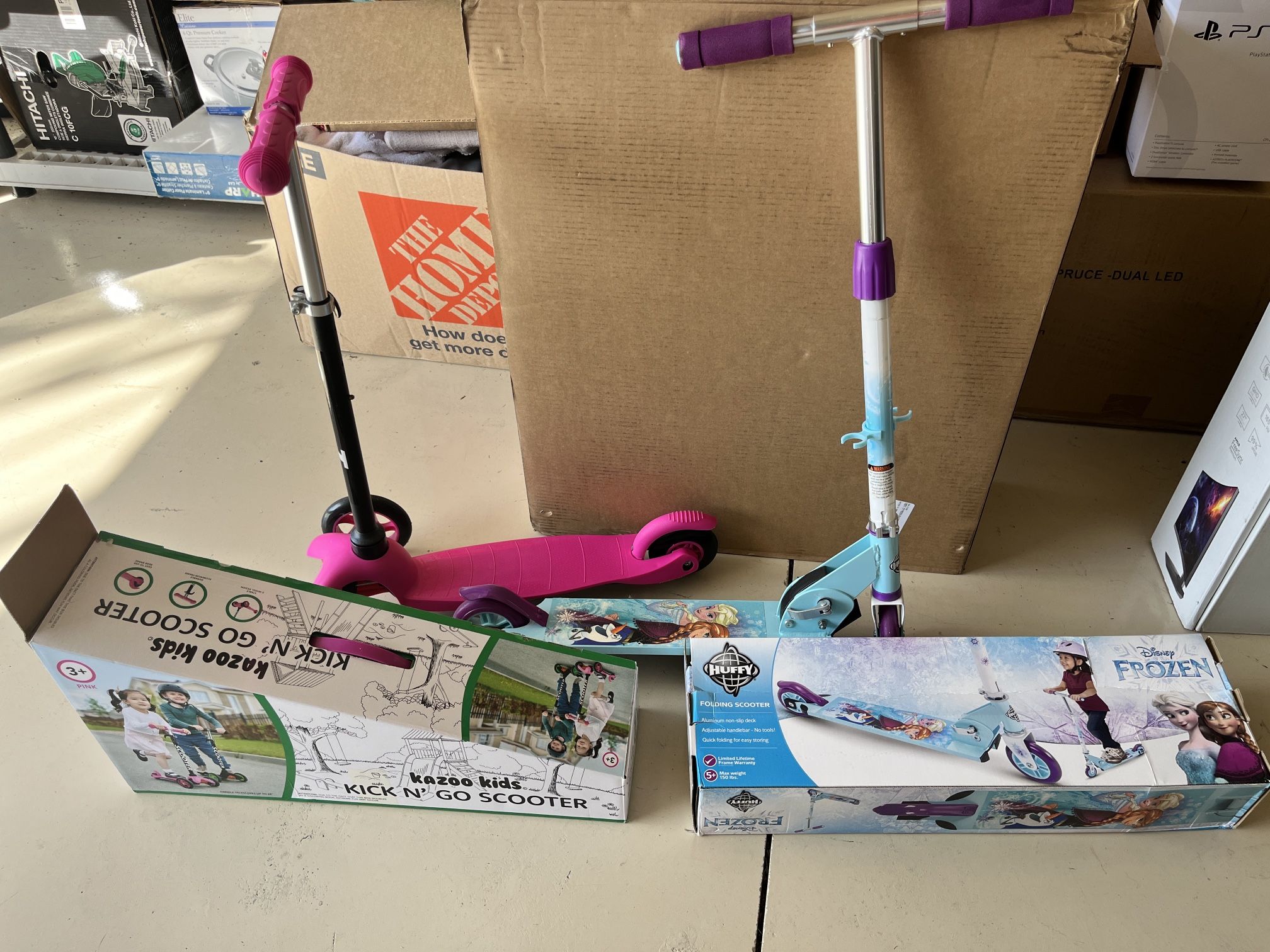 Kids Scooters (Kick N Go + Frozen)