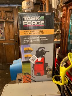 Pressure washer 7750 psi task force