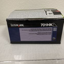 Lexmark 701HK Black Toner Cartridge (Lot 10)
