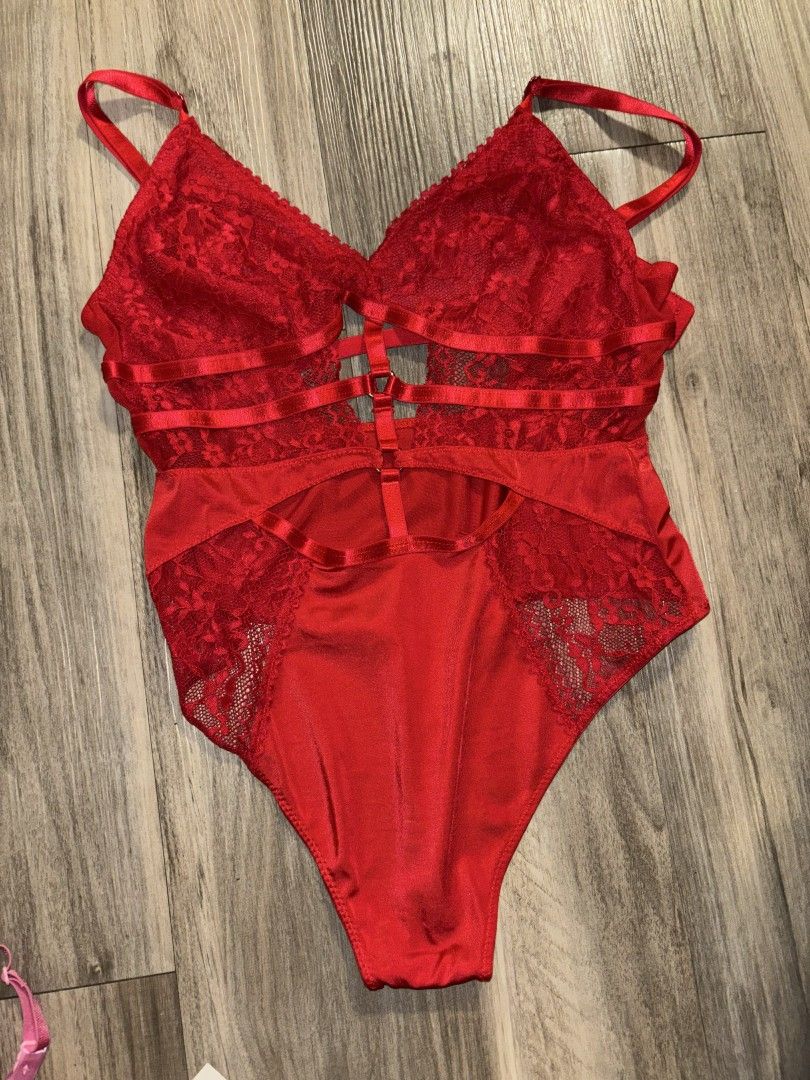 All Red Bikini Set
