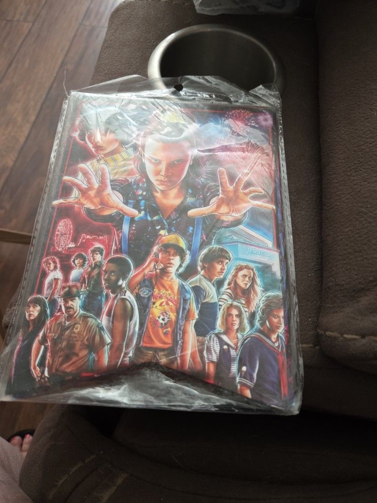 Stanger Things Happy Birthday Banner