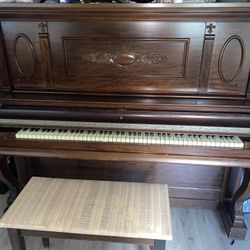 antique piano
