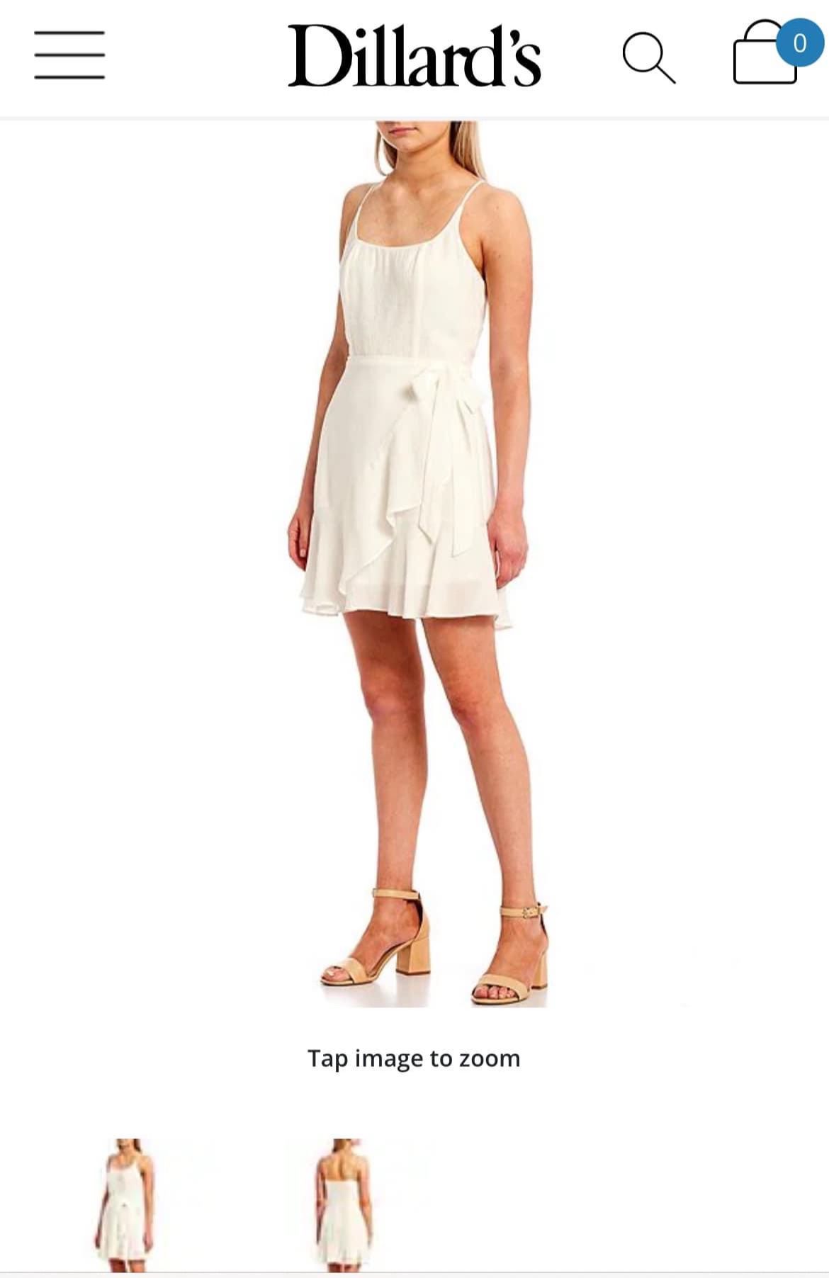 White Dress- Size small