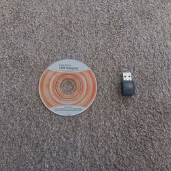 wireless network adapter dual band usb card wifi wi fi 2.4ghz / 5ghz 802.11ac
