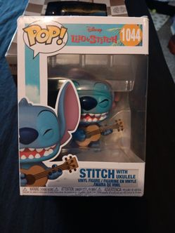 Stitch with ukulele Pop figure