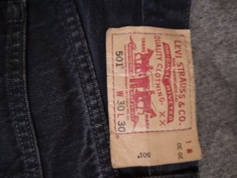 Levi's 501 Black