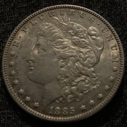 1885 Rare Silver Dollar