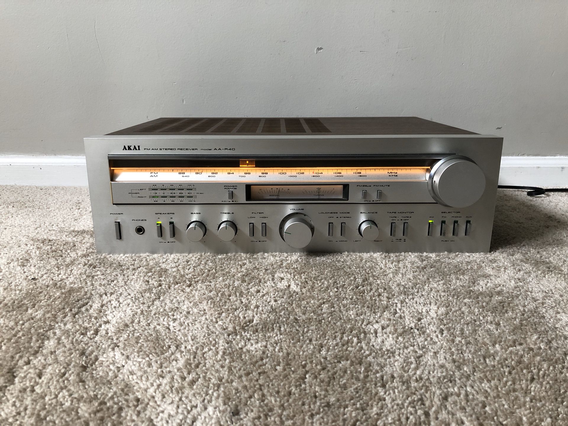 AKAI AA-R40 Home Stereo Vintage Receiver