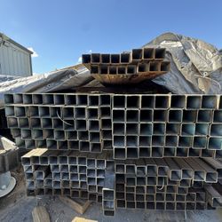 1 1/2 X 1 1/2 X 24’ 14Ga STEEL TUBE