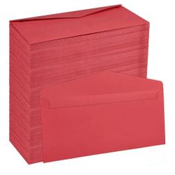 New 500 Pieces #10 Regular Business Envelopes Bulk (9.45 x 3.94 Inches) Christmas Greeting Card Envelopes Perfect for Checks, Invoices, Letterhead, Le