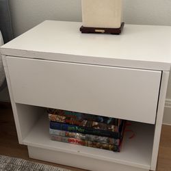 Pottery Barn Bedside Table White