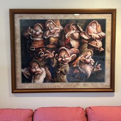 Disney’s Snow White And The Seven Dwarfs Limited Edition Art Print Frame