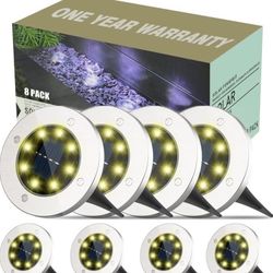 Solar Ground Lights (8 Pack)
