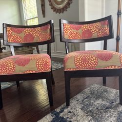 Two Accent Chairs In Almost New Condition 