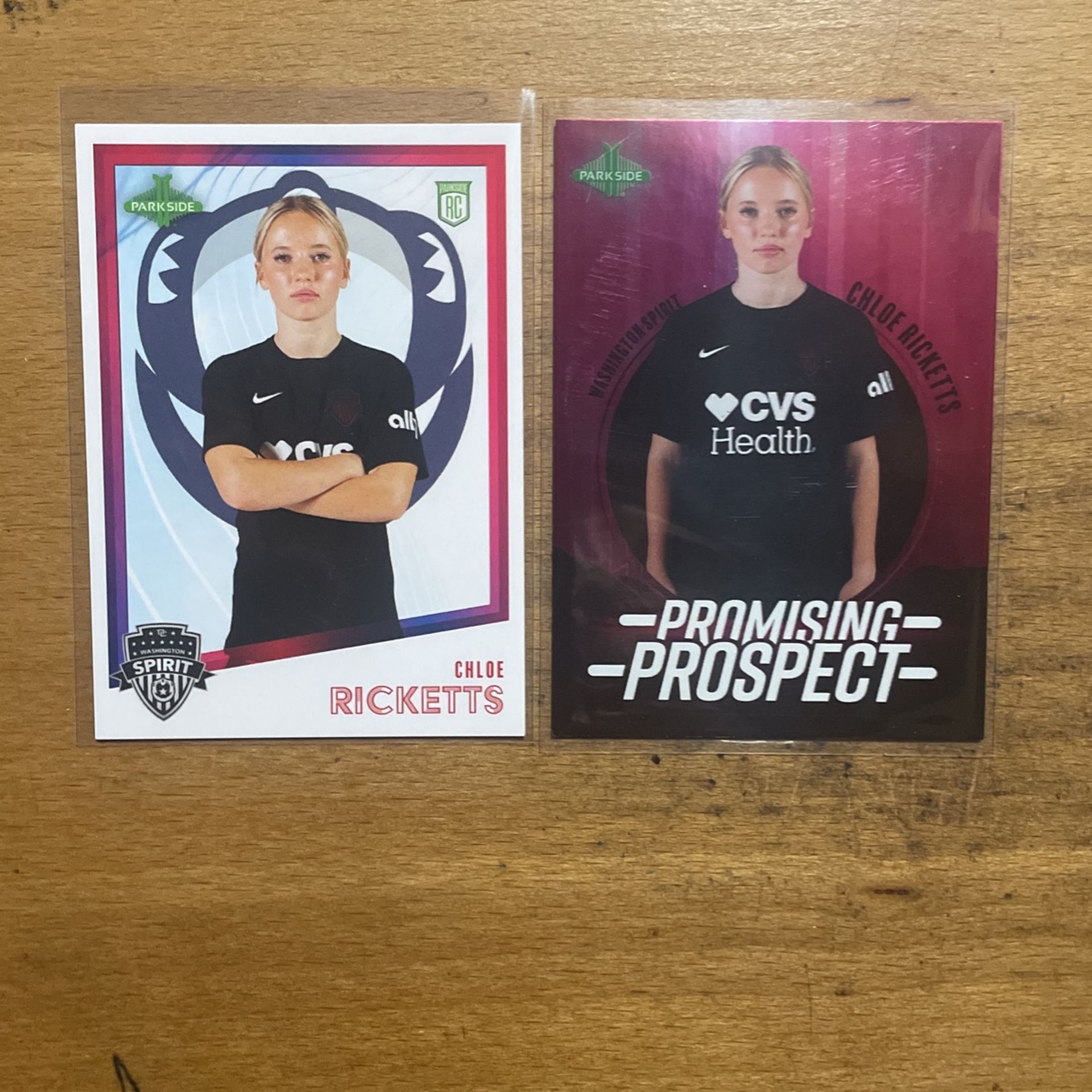 2023 PARKSIDE CHLOE RICKETTS 2 CARD LOT