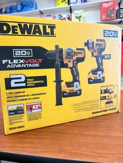Dewalt new Kit hammer Drill and impact , Batteries and charger