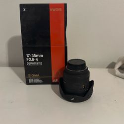 Sigma 17-35mm f/2.8-4 D EX Aspherical Autofocus Lens For Nikon
