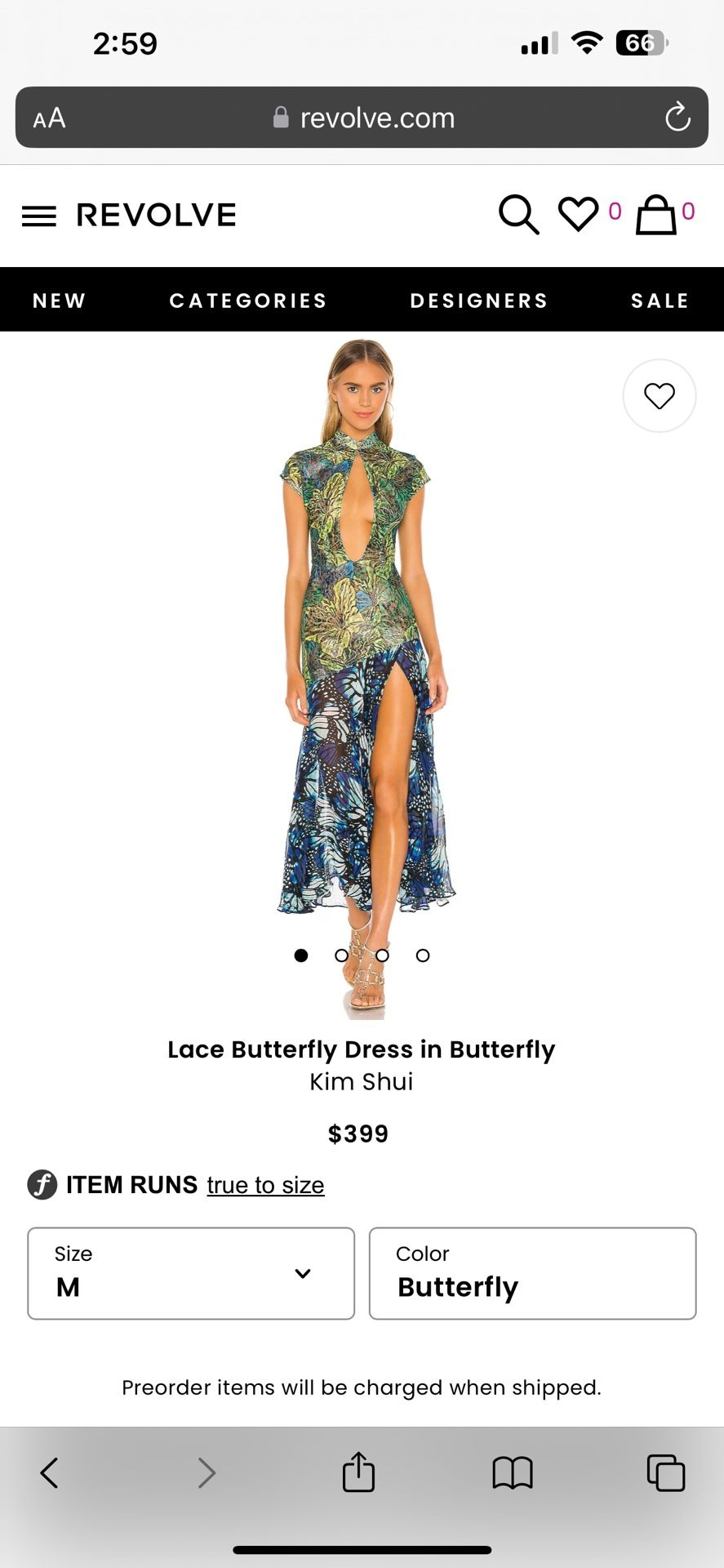 LACE QI PAO DEEP V NECK DRESS kim Shui butterfly dress - www.ice4pros.com.br