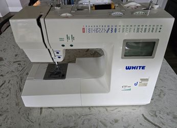 White Electric Sewing Machine