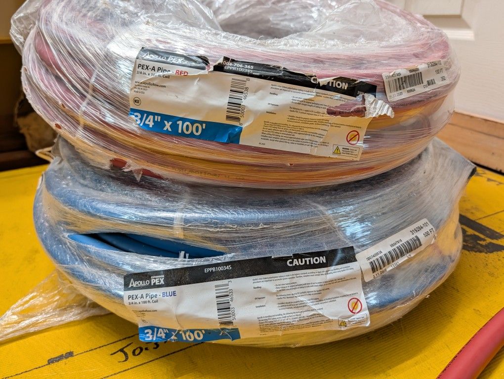 Apollo PEX-A 3/4" Pipe Red & Blue