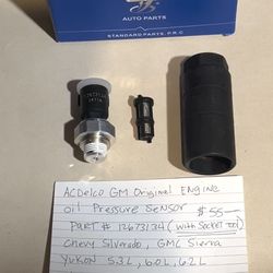 Acdelco GM original Engine Oil Pressure  Sensor #1(contact info removed) Chevy/GM