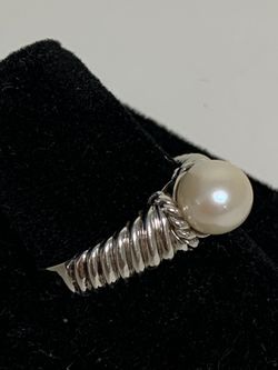 White gold ladies ring #28843