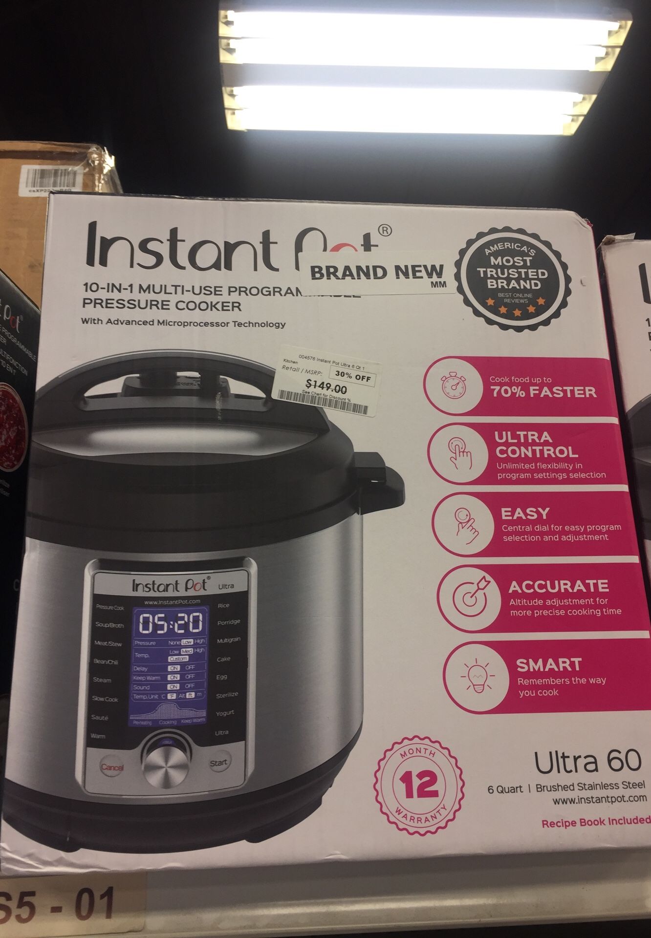 Instant Pot 10 in 1 pressure cooker