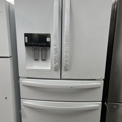Mother’s Day Sale/ Whirlpool 36”wide 4 Door Refrigerator With Water/ Ice  Dispenser 