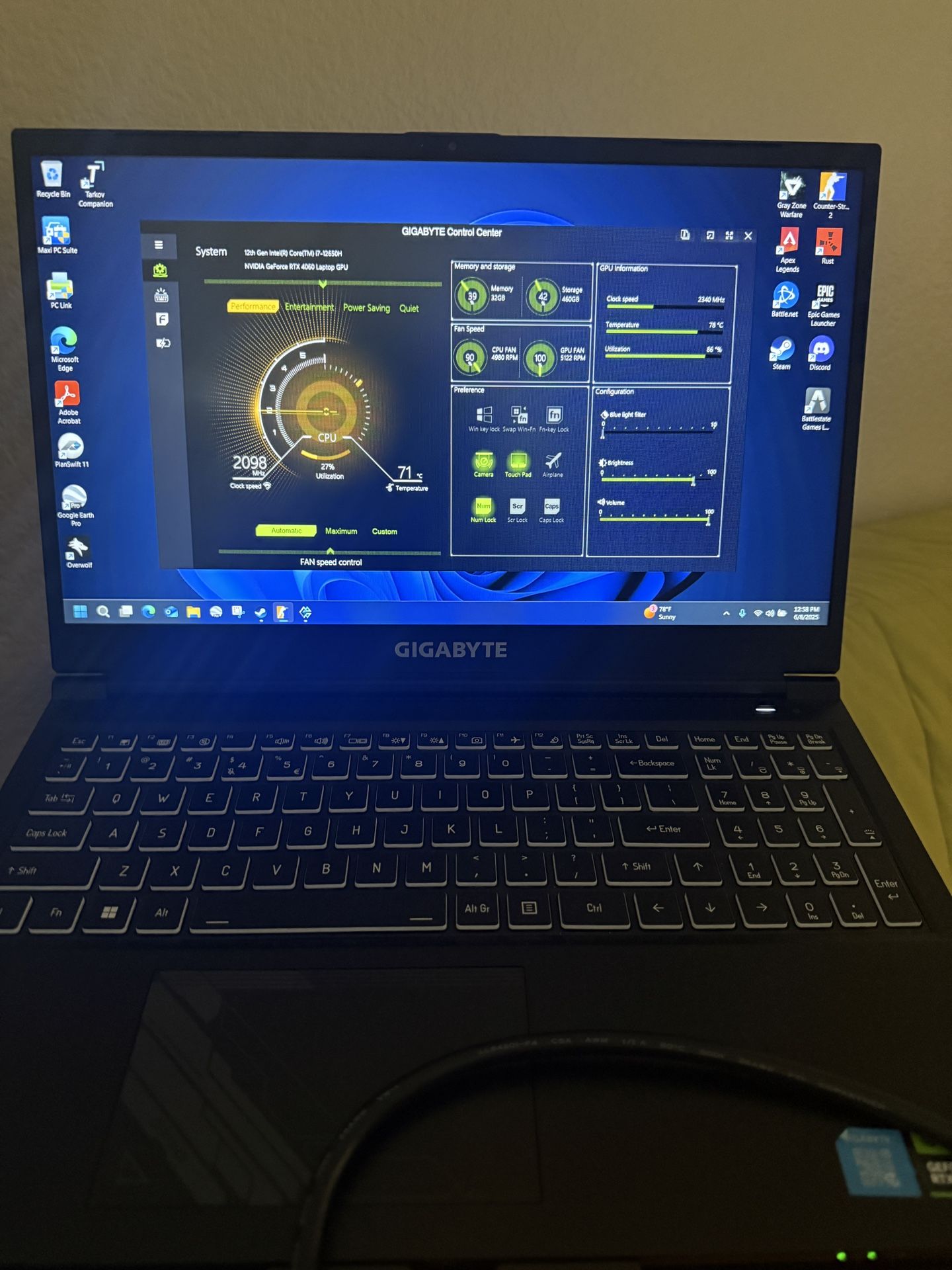 Gigabyte Gaming Laptop