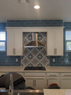 Tile backsplash
