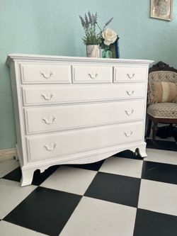 White dresser