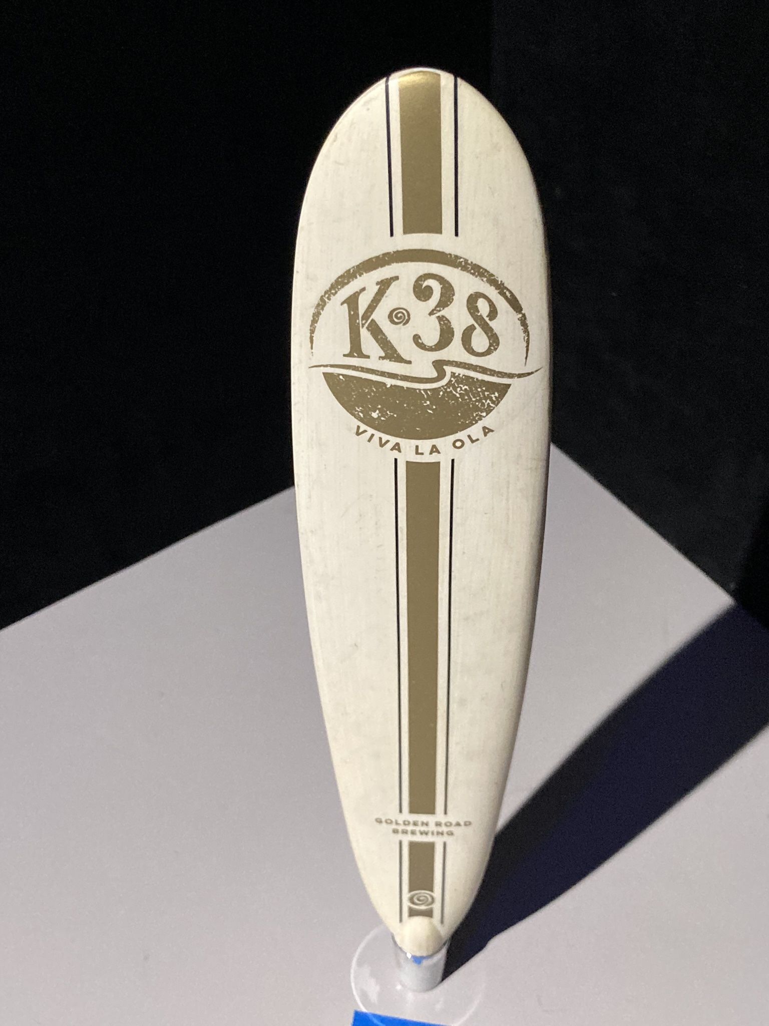 🍻 Golden Road K38 Longboard Beer Tap Handle Surfboard 