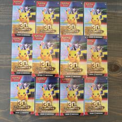 Pokemon 30th Celebration Booster Bundles