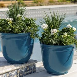 Theo Resin Planters by Trendspot, 2-pack