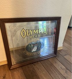 Olympia Beer Mirror Sign