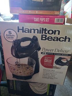 Hamilton Beach Power Deluxe Stand and Hand Mixer